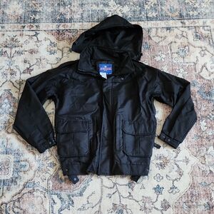 NWOT Spiewak Mens SH3466 WeatherTech Systems Duty Waterproof Jacket Blk Sz S